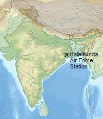 Kalaikunda Air Force Station Location
