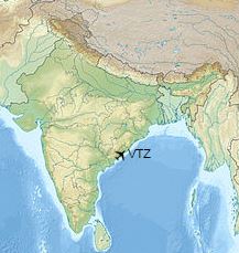 Visakhapatnam Airport Location